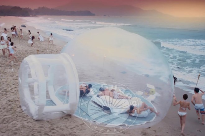 龙江充气球形帐篷